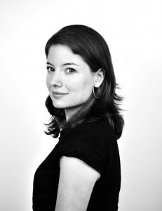 black and white headshot of Hanne van den Berg