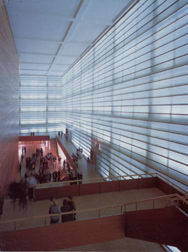 Inside Moneo's Kursaal Congress Centre and Auditorium in Donostia-San Sebastián, Spain (1999)
