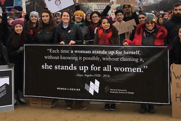 Women in Design at the Women's March on Washington, January 21, 2017