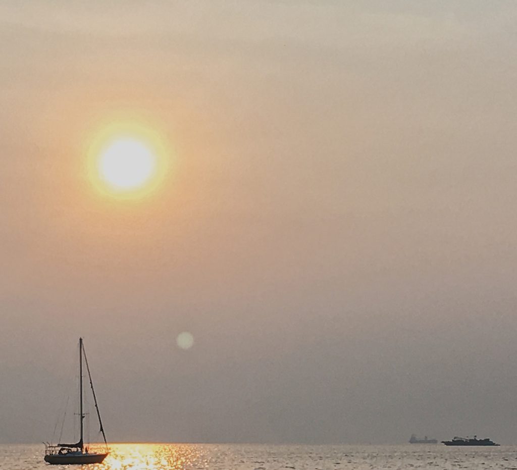 Sunset over Manila Bay is a reminder that another day is yet to come for the 24 million people that inhabit Metro Manila.