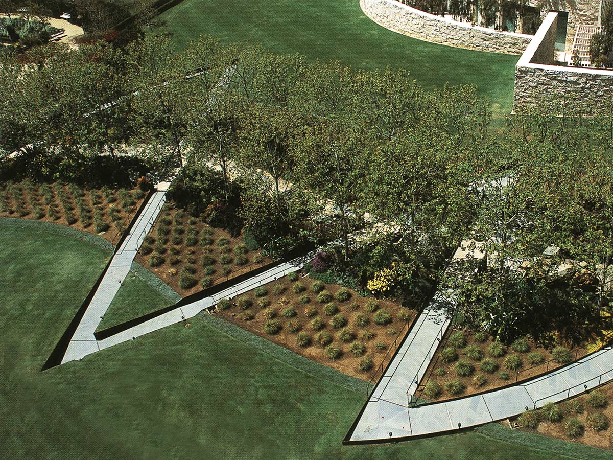 Marty Poirier landscape design for the Getty Museum