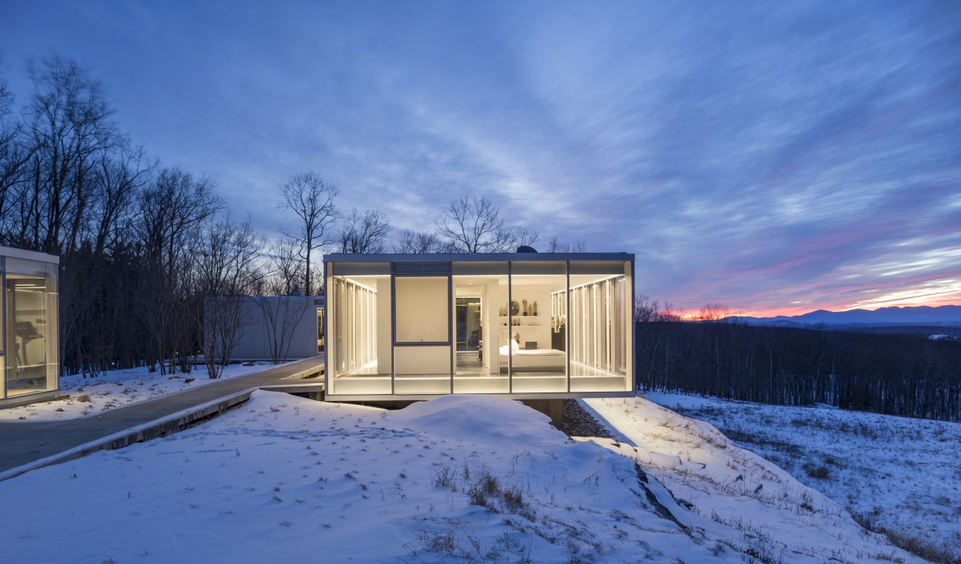 A private home designed by Mori in Ghent, N.Y. Photo by Paul Warchol