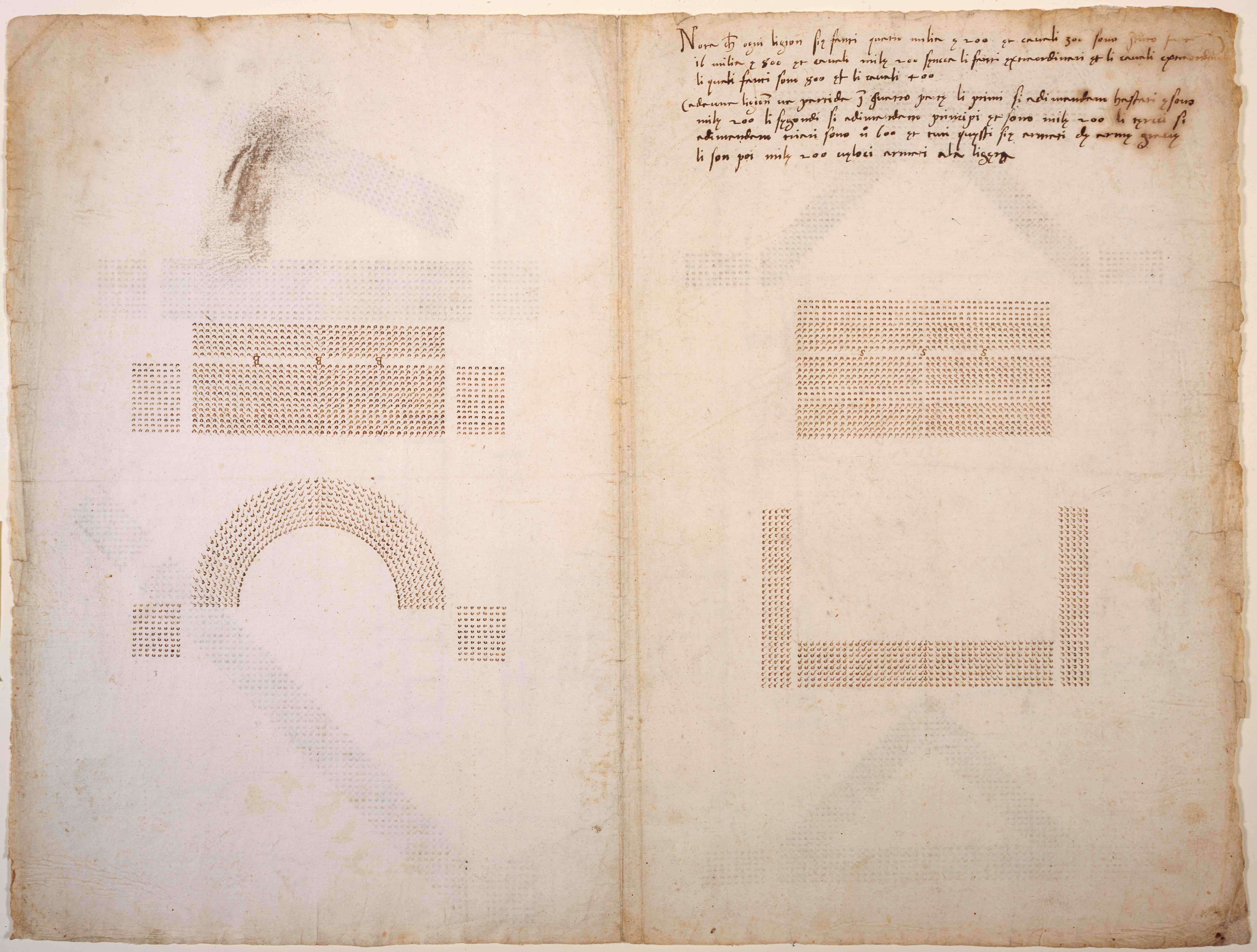 Andrea Palladio, Studies of military formations (Oxford, The Provost and Fellows of Worcester College)