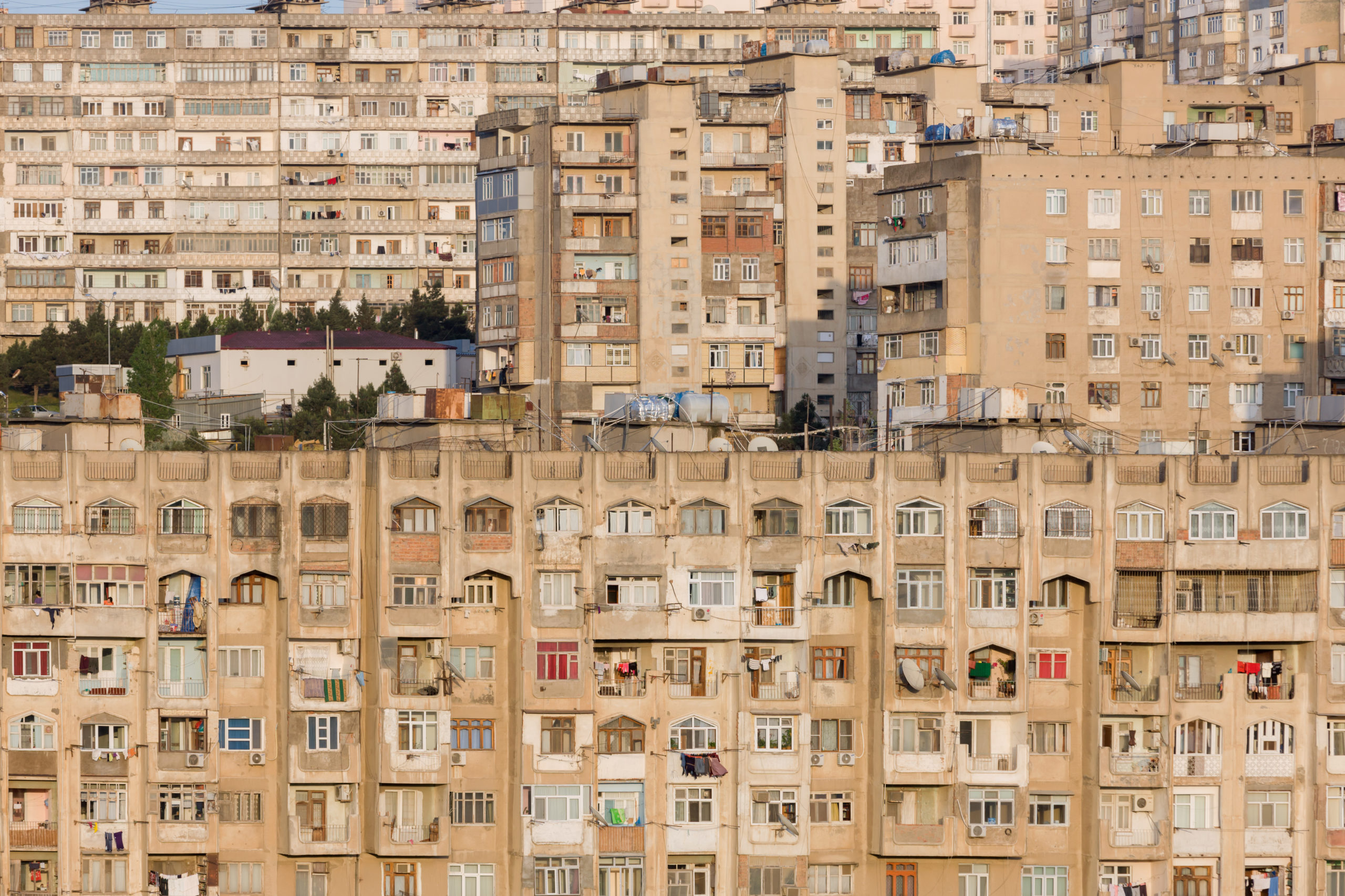 Photo of buildings in Baku