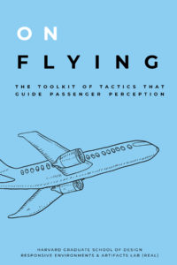 Image of book cover with blue blackgrounf and black line drawing of airplane