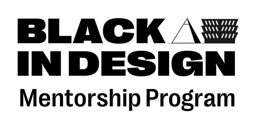 Logo for the Black in Design Mentorship Program