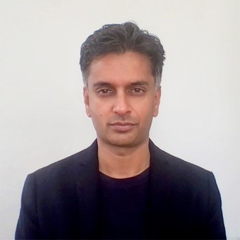 Head shot of Ajay Manthripragada