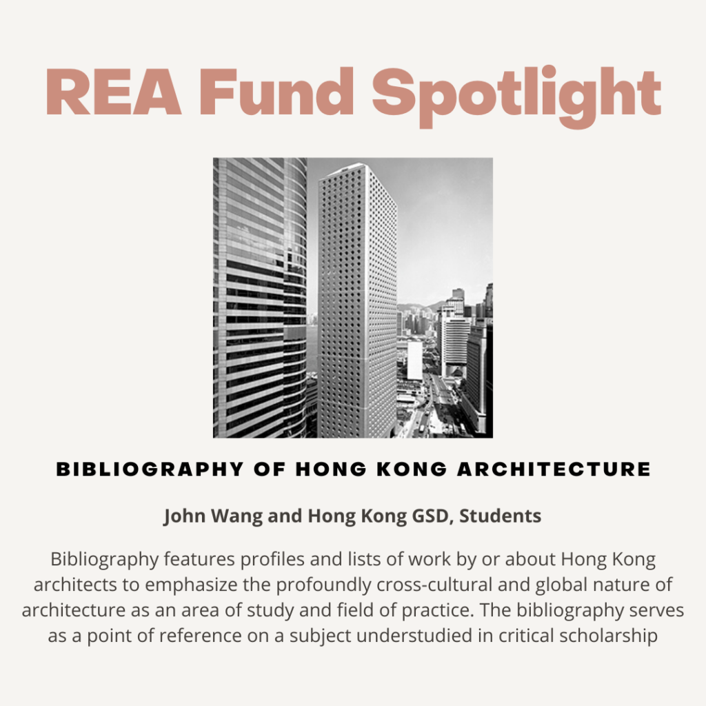 Image highlighting John Wang's Hong Kong Architecture bibliography project.