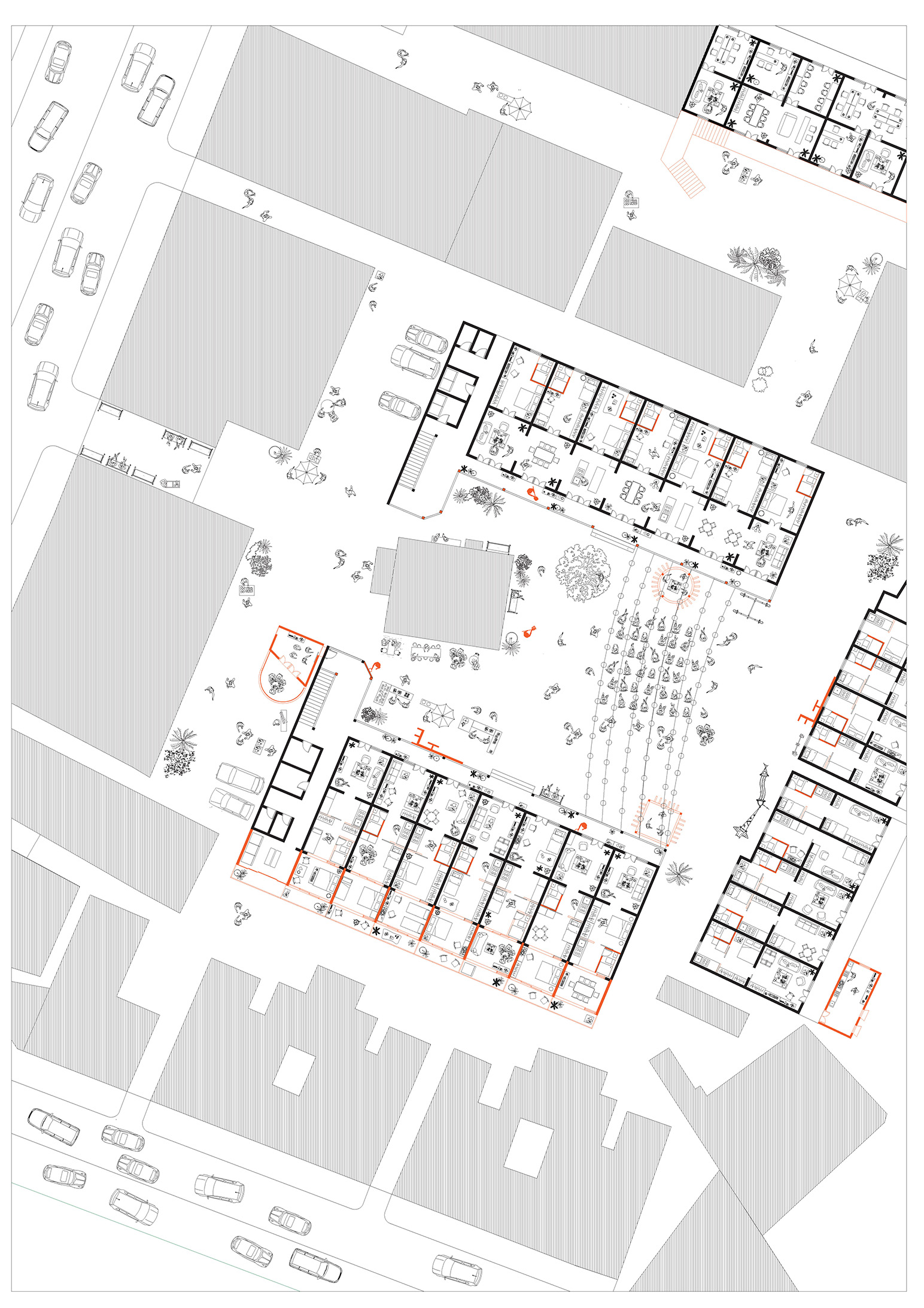 Integrated Housing Floorplan