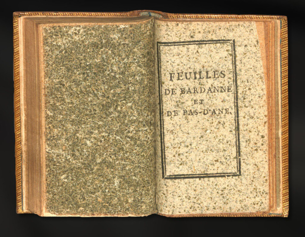 An antique faded book